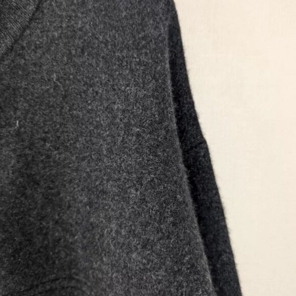 Native World Merino Wool Jacket Mens XL Charcoal Possum Fur Full Zip Pockets - Picture 7 of 12